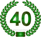 green laurel wreath 40 years 이미지 (95262040) - 게티이미지뱅크 green laurel wreath 40 years