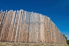 Pine fence. 이미지 (174680870) - 게티이미지뱅크 Pine fence.