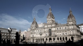 city hall of la coruÃ±a, spain XXL 이미지 (121908967) - 게티이미지뱅크 city hall of la coruÃ±a, spain XXL