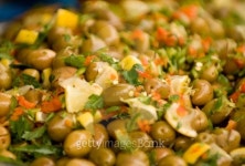 olives with lemon and vegetables 이미지 (176766191) - 게티이미지뱅크 olives with lemon and vegetables
