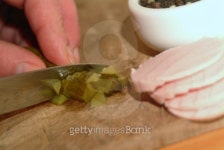 homemade scalded sausage salad 이미지 (100279436) - 게티이미지뱅크 homemade scalded sausage salad