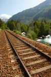 Railway in the mountains. Norway 이미지 (95755377) - 게티이미지뱅크 Railway in the mountains. Norway
