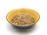 lentils  in a bowl of ceramic on white background 이미지 (100427223) - 게티이미지뱅크 lentils  in a bowl of ceramic on white... 