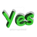 Yes. 이미지 (100293585) - 게티이미지뱅크 Yes.