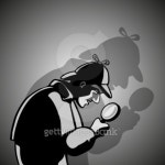 Detective with a magnifying glass 이미지 (94797152) - 게티이미지뱅크 Detective with a magnifying glass
