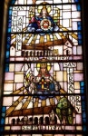 Saint Michael Stained Glass Mission Dolores San Francisco California 이미지 (146718723) - 게티이미지뱅크 Saint Michael... 