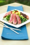 Seared Sesame Tuna Salad with Citrus Salsa 이미지 (146722977) - 게티이미지뱅크 Seared Sesame Tuna Salad with Citrus Salsa