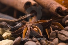 aroma coffe. ingredients. coffe beens, anise, vanilla, cardamon, cinnamon, sugar 이미지 (169258118) - 게티이미지뱅크 aroma... 