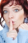 Hushing woman closeup 이미지 (118334110) - 게티이미지뱅크 Hushing woman closeup
