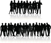 Noisy crowd people , vector work 이미지 (94803946) - 게티이미지뱅크 Noisy crowd people , vector work