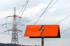 A power line pylon for energy 이미지 (95438349) - 게티이미지뱅크 A power line pylon for energy