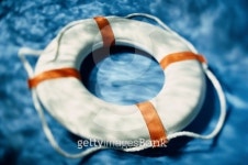 High angle view of a life preserver 이미지 (122413358) - 게티이미지뱅크 High angle view of a life preserver