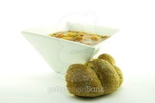 Soup in a White Bowl 이미지 (100782902) - 게티이미지뱅크 Soup in a White Bowl