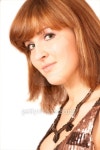 Smiling woman portrait, isolated 이미지 (100201468) - 게티이미지뱅크 Smiling woman portrait, isolated
