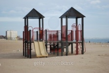Play ground on the beach 이미지 (91764893) - 게티이미지뱅크 Play ground on the beach