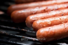 Close-up of Hot Dogs on a Barbecue Grill 이미지 (147042753) - 게티이미지뱅크 Close-up of Hot Dogs on a Barbecue Grill