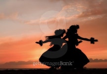 Hula Sisters Dance in Hawaiian Sunset 이미지 (176809005) - 게티이미지뱅크 Hula Sisters Dance in Hawaiian Sunset