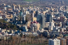 Panoramic view of downtown Santiago, Chile 이미지 (97883112) - 게티이미지뱅크 Panoramic view of downtown Santiago, Chile