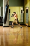 Boxer working out on punching bag 이미지 (153746424) - 게티이미지뱅크 Boxer working out on punching bag