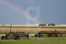 Antique Farm Implements and Rainbow 이미지 (146962821) - 게티이미지뱅크 Antique Farm Implements and Rainbow