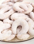 Crescents vanilla and almond cookies 이미지 (104676983) - 게티이미지뱅크 Crescents vanilla and almond cookies
