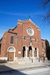 Romanesque Church in a West Side Chicago Neighborhood 이미지 (182454645) - 게티이미지뱅크 Romanesque Church in a West Side... 