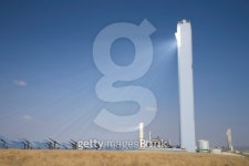 three towers solar power 이미지 (176808101) - 게티이미지뱅크 three towers solar power