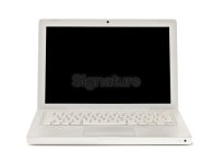 White laptop isolated 이미지 (182433488) - 게티이미지뱅크 White laptop isolated