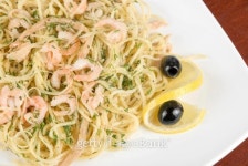 Pasta with shrimps 이미지 (121295925) - 게티이미지뱅크 Pasta with shrimps