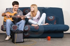 Learning the guitar 이미지 (176801114) - 게티이미지뱅크 Learning the guitar
