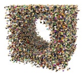Cartoon Crowd, Hole Cube 이미지 (146899042) - 게티이미지뱅크 Cartoon Crowd, Hole Cube