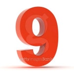 The Number 9 - Red Plastic 이미지 (97123132) - 게티이미지뱅크 The Number 9 - Red Plastic