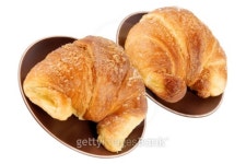 Two croissants 이미지 (122328316) - 게티이미지뱅크 Two croissants