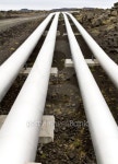 Pipes carrying geothermal energy 이미지 (152161387) - 게티이미지뱅크 Pipes carrying geothermal energy