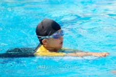 Little Boy practice swimming 이미지 (114290754) - 게티이미지뱅크 Little Boy practice swimming