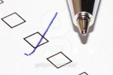 Ticked checkbox with pen macro 이미지 (153571826) - 게티이미지뱅크 Ticked checkbox with pen macro
