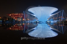 SHANGHAI - MAY 24: The Expo Boulevard in World Exposition on May... SHANGHAI - MAY 24: The Expo Boulevard in World Exposition on May 24
