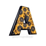 3d letter with floral design - a 이미지 (126484373) - 게티이미지뱅크 3d letter with floral design - a
