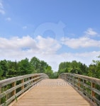 Empty Wood Pedestrian Bridge 이미지 (176900996) - 게티이미지뱅크 Empty Wood Pedestrian Bridge