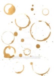 Prints of coffee spilled on the paper 이미지 (124416196) - 게티이미지뱅크 Prints of coffee spilled on the paper