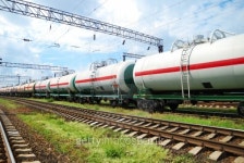 Oil transportation in tanks by rail 이미지 (111923914) - 게티이미지뱅크 Oil transportation in tanks by rail