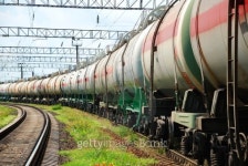 Oil transportation in tanks by rail 이미지 (120711335) - 게티이미지뱅크 Oil transportation in tanks by rail