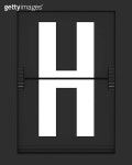 Letter H from mechanical timetable board 이미지 (120729611) - 게티이미지뱅크 Letter H from mechanical timetable board