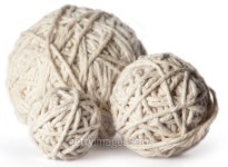 Rough string twine balls on pure white background 이미지 (153773816) - 게티이미지뱅크 Rough string twine balls on pure white... 