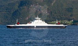 The ferry in norwegian fjord 이미지 (147755186) - 게티이미지뱅크 The ferry in norwegian fjord