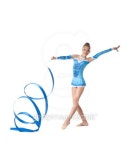 teenager doing gymnastics dance with ribbon 이미지 (133908600) - 게티이미지뱅크 teenager doing gymnastics dance with ribbon