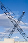 Construction Cranes Crossed in an X 이미지 (113611627) - 게티이미지뱅크 Construction Cranes Crossed in an X