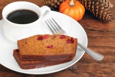 Sliced Pumpkin Cranberry Cake with Coffee 이미지 (177123760) - 게티이미지뱅크 Sliced Pumpkin Cranberry Cake with Coffee