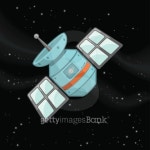 Satellite floating in space. 이미지 (120718209) - 게티이미지뱅크 Satellite floating in space.