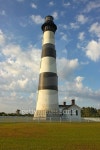 Bodie Island lighthouse, blue sky and white clouds vertical 이미지 (177115279) - 게티이미지뱅크 Bodie Island lighthouse... 